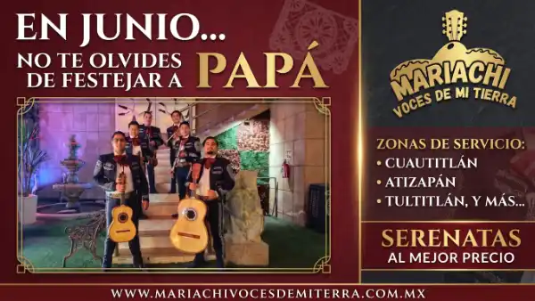 Mariachis para el día del padre precios Cuautitlán